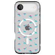 Cute Dinosaur Tough Cases For Apple iPhone (17, 16, 15, 14, 13, 12, 11, X, SE, 8, 7/ Air, Plus, Pro, Max, Mini, XR, XS), Print in USA
