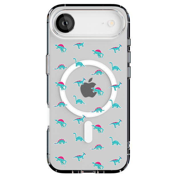 Cute Dinosaur Tough Cases For Apple iPhone (17, 16, 15, 14, 13, 12, 11, X, SE, 8, 7/ Air, Plus, Pro, Max, Mini, XR, XS), Print in USA