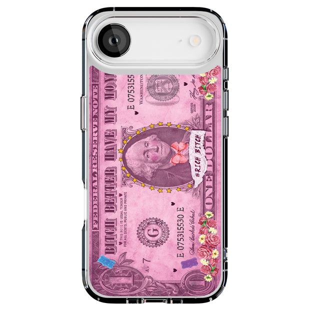 Rich Bitch Tough Cases For Apple iPhone (17, 16, 15, 14, 13, 12, 11, X, SE, 8, 7/ Air, Plus, Pro, Max, Mini, XR, XS), Print in USA