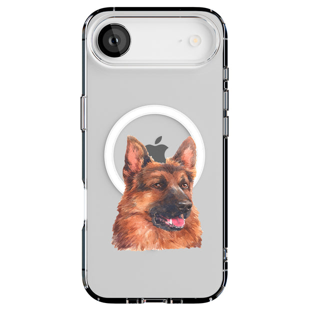 Dog Painting a Tough Cases For Apple iPhone (17, 16, 15, 14, 13, 12, 11, X, SE, 8, 7/ Air, Plus, Pro, Max, Mini, XR, XS), Print in USA