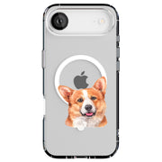 Dog Painting e Tough Cases For Apple iPhone (17, 16, 15, 14, 13, 12, 11, X, SE, 8, 7/ Air, Plus, Pro, Max, Mini, XR, XS), Print in USA