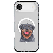 Dog Painting i Tough Cases For Apple iPhone (17, 16, 15, 14, 13, 12, 11, X, SE, 8, 7/ Air, Plus, Pro, Max, Mini, XR, XS), Print in USA