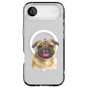 Dog Painting j Tough Cases For Apple iPhone (17, 16, 15, 14, 13, 12, 11, X, SE, 8, 7/ Air, Plus, Pro, Max, Mini, XR, XS), Print in USA