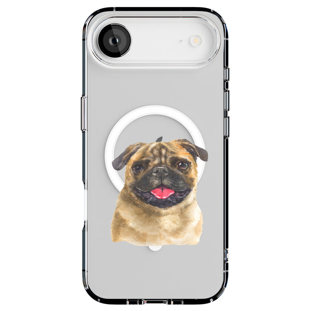 Dog Painting j Tough Cases For Apple iPhone (17, 16, 15, 14, 13, 12, 11, X, SE, 8, 7/ Air, Plus, Pro, Max, Mini, XR, XS), Print in USA