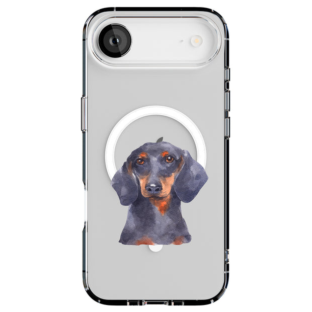 Dog Painting k Tough Cases For Apple iPhone (17, 16, 15, 14, 13, 12, 11, X, SE, 8, 7/ Air, Plus, Pro, Max, Mini, XR, XS), Print in USA