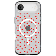 Polka Dot 13 Tough Cases For Apple iPhone (17, 16, 15, 14, 13, 12, 11, X, SE, 8, 7/ Air, Plus, Pro, Max, Mini, XR, XS), Print in USA