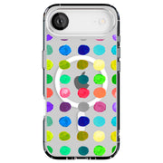 Polka Dot 15 Tough Cases For Apple iPhone (17, 16, 15, 14, 13, 12, 11, X, SE, 8, 7/ Air, Plus, Pro, Max, Mini, XR, XS), Print in USA