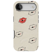 Love & Kisses Tough Cases For Apple iPhone (17, 16, 15, 14, 13, 12, 11, X, SE, 8, 7/ Air, Plus, Pro, Max, Mini, XR, XS), Print in USA