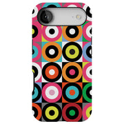 Color Bullseyes Tough Cases For Apple iPhone (17, 16, 15, 14, 13, 12, 11, X, SE, 8, 7/ Air, Plus, Pro, Max, Mini, XR, XS), Print in USA