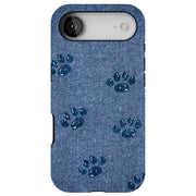 Paw Footprints Tough Cases For Apple iPhone (17, 16, 15, 14, 13, 12, 11, X, SE, 8, 7/ Air, Plus, Pro, Max, Mini, XR, XS), Print in USA