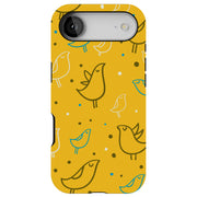 Birds Dots 1 Tough Cases For Apple iPhone (17, 16, 15, 14, 13, 12, 11, X, SE, 8, 7/ Air, Plus, Pro, Max, Mini, XR, XS), Print in USA