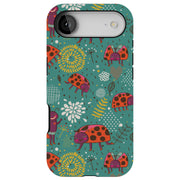 Ladybugs 1 Tough Cases For Apple iPhone (17, 16, 15, 14, 13, 12, 11, X, SE, 8, 7/ Air, Plus, Pro, Max, Mini, XR, XS), Print in USA