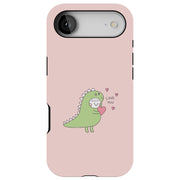 Dinosaur Cute 1 Tough Cases For Apple iPhone (17, 16, 15, 14, 13, 12, 11, X, SE, 8, 7/ Air, Plus, Pro, Max, Mini, XR, XS), Print in USA