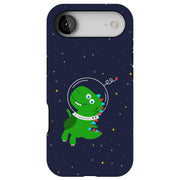 Dinosaur Space Tough Cases For Apple iPhone (17, 16, 15, 14, 13, 12, 11, X, SE, 8, 7/ Air, Plus, Pro, Max, Mini, XR, XS), Print in USA