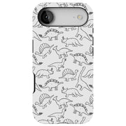 Dinosaur 2 Tough Cases For Apple iPhone (17, 16, 15, 14, 13, 12, 11, X, SE, 8, 7/ Air, Plus, Pro, Max, Mini, XR, XS), Print in USA