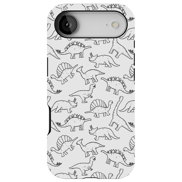 Dinosaur 2 Tough Cases For Apple iPhone (17, 16, 15, 14, 13, 12, 11, X, SE, 8, 7/ Air, Plus, Pro, Max, Mini, XR, XS), Print in USA