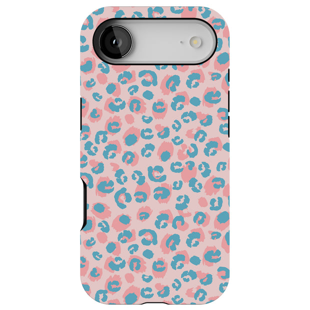 Pink Leopard Tough Cases For Apple iPhone (17, 16, 15, 14, 13, 12, 11, X, SE, 8, 7/ Air, Plus, Pro, Max, Mini, XR, XS), Print in USA