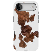 Cow Fur 1 Tough Cases For Apple iPhone (17, 16, 15, 14, 13, 12, 11, X, SE, 8, 7/ Air, Plus, Pro, Max, Mini, XR, XS), Print in USA