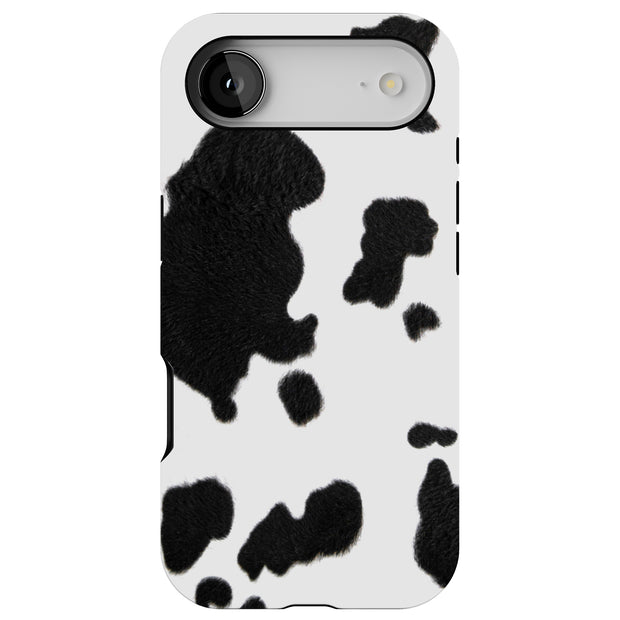 Cow Fur 3 Tough Cases For Apple iPhone (17, 16, 15, 14, 13, 12, 11, X, SE, 8, 7/ Air, Plus, Pro, Max, Mini, XR, XS), Print in USA