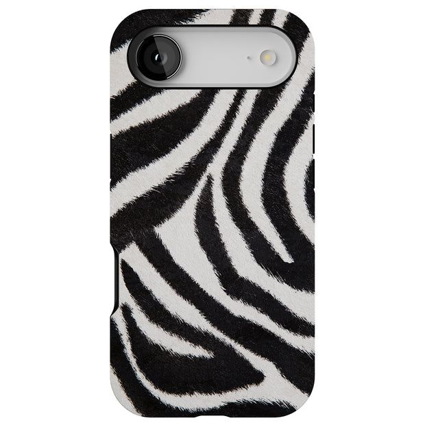 Zebra Fur 3 Tough Cases For Apple iPhone (17, 16, 15, 14, 13, 12, 11, X, SE, 8, 7/ Air, Plus, Pro, Max, Mini, XR, XS), Print in USA