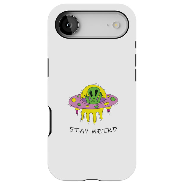 Alien Weird Tough Cases For Apple iPhone (17, 16, 15, 14, 13, 12, 11, X, SE, 8, 7/ Air, Plus, Pro, Max, Mini, XR, XS), Print in USA