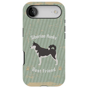 Husky Dog Tough Cases For Apple iPhone (17, 16, 15, 14, 13, 12, 11, X, SE, 8, 7/ Air, Plus, Pro, Max, Mini, XR, XS), Print in USA