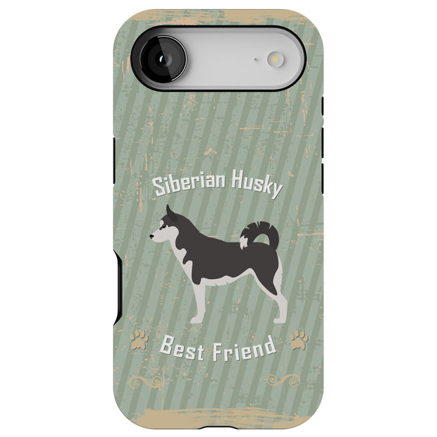 Husky Dog Tough Cases For Apple iPhone (17, 16, 15, 14, 13, 12, 11, X, SE, 8, 7/ Air, Plus, Pro, Max, Mini, XR, XS), Print in USA