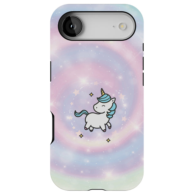 Swirl Unicorn Tough Cases For Apple iPhone (17, 16, 15, 14, 13, 12, 11, X, SE, 8, 7/ Air, Plus, Pro, Max, Mini, XR, XS), Print in USA