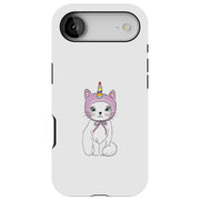 Unicorn Kitty Tough Cases For Apple iPhone (17, 16, 15, 14, 13, 12, 11, X, SE, 8, 7/ Air, Plus, Pro, Max, Mini, XR, XS), Print in USA