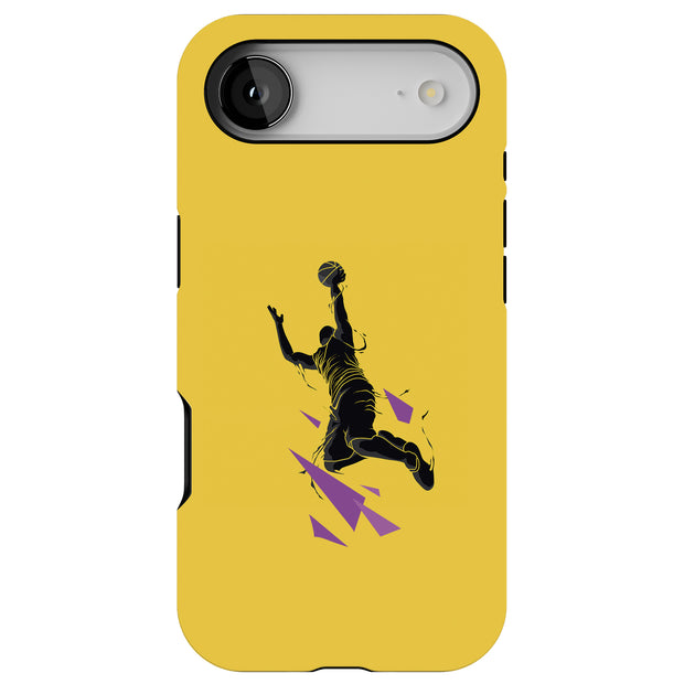 Kobe Basket 2 Tough Cases For Apple iPhone (17, 16, 15, 14, 13, 12, 11, X, SE, 8, 7/ Air, Plus, Pro, Max, Mini, XR, XS), Print in USA