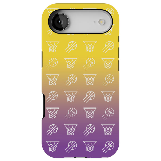 Basketball Tough Cases For Apple iPhone (17, 16, 15, 14, 13, 12, 11, X, SE, 8, 7/ Air, Plus, Pro, Max, Mini, XR, XS), Print in USA
