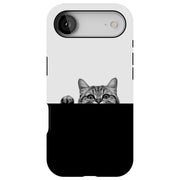 Hide Cat Tough Cases For Apple iPhone (17, 16, 15, 14, 13, 12, 11, X, SE, 8, 7/ Air, Plus, Pro, Max, Mini, XR, XS), Print in USA
