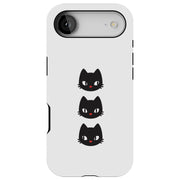 Black Cat Tough Cases For Apple iPhone (17, 16, 15, 14, 13, 12, 11, X, SE, 8, 7/ Air, Plus, Pro, Max, Mini, XR, XS), Print in USA