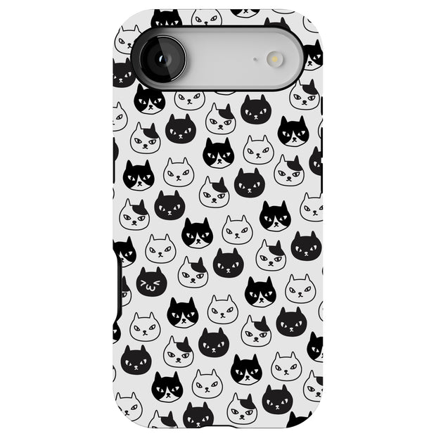 Cute Kitten Tough Cases For Apple iPhone (17, 16, 15, 14, 13, 12, 11, X, SE, 8, 7/ Air, Plus, Pro, Max, Mini, XR, XS), Print in USA