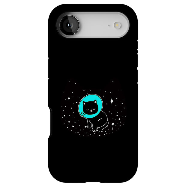 Cat in Space Tough Cases For Apple iPhone (17, 16, 15, 14, 13, 12, 11, X, SE, 8, 7/ Air, Plus, Pro, Max, Mini, XR, XS), Print in USA
