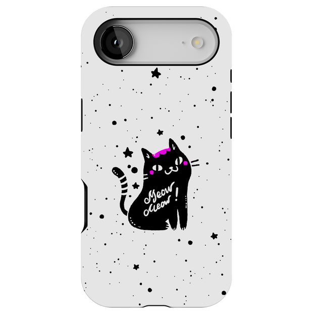 Meow Tough Cases For Apple iPhone (17, 16, 15, 14, 13, 12, 11, X, SE, 8, 7/ Air, Plus, Pro, Max, Mini, XR, XS), Print in USA