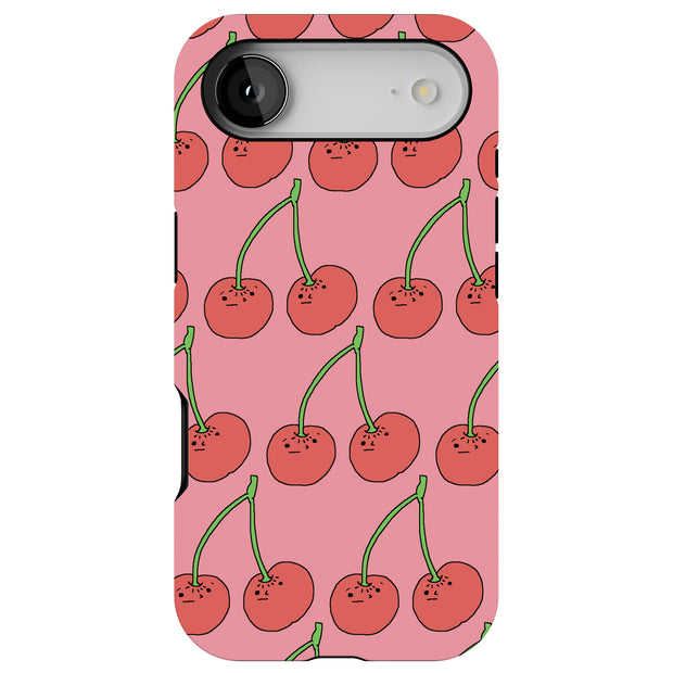 Cherry Tough Cases For Apple iPhone (17, 16, 15, 14, 13, 12, 11, X, SE, 8, 7/ Air, Plus, Pro, Max, Mini, XR, XS), Print in USA