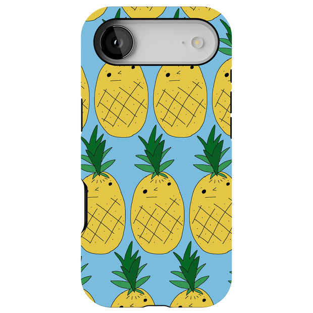 Pineapple 1 Tough Cases For Apple iPhone (17, 16, 15, 14, 13, 12, 11, X, SE, 8, 7/ Air, Plus, Pro, Max, Mini, XR, XS), Print in USA