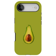 Avocado Green Tough Cases For Apple iPhone (17, 16, 15, 14, 13, 12, 11, X, SE, 8, 7/ Air, Plus, Pro, Max, Mini, XR, XS), Print in USA