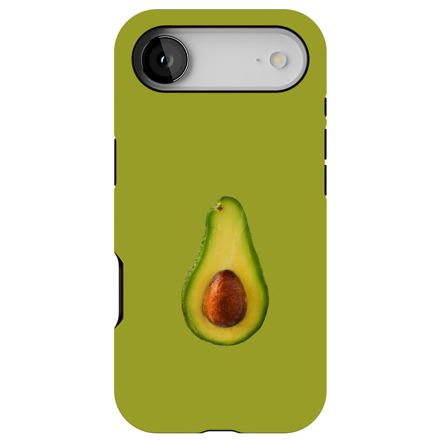 Avocado Green Tough Cases For Apple iPhone (17, 16, 15, 14, 13, 12, 11, X, SE, 8, 7/ Air, Plus, Pro, Max, Mini, XR, XS), Print in USA