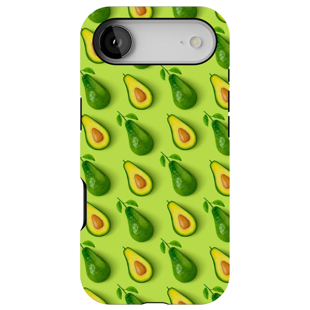 Funny Avocado 4 Tough Cases For Apple iPhone (17, 16, 15, 14, 13, 12, 11, X, SE, 8, 7/ Air, Plus, Pro, Max, Mini, XR, XS), Print in USA