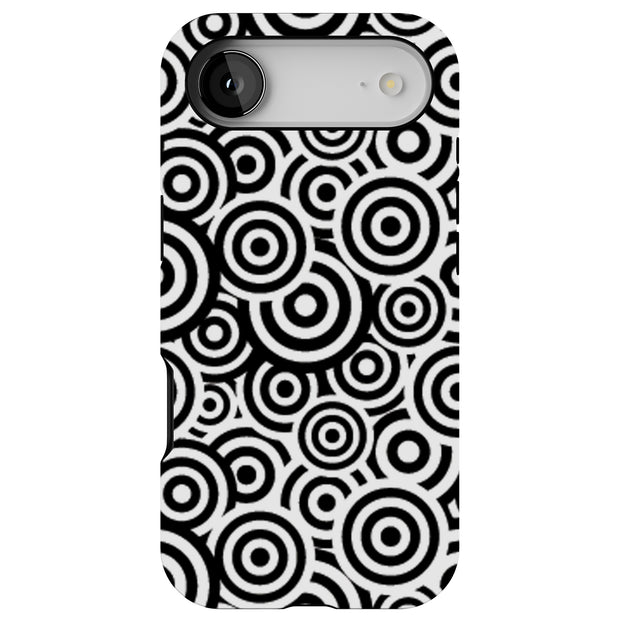 Circles Tough Cases For Apple iPhone (17, 16, 15, 14, 13, 12, 11, X, SE, 8, 7/ Air, Plus, Pro, Max, Mini, XR, XS), Print in USA