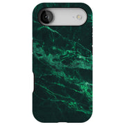 Green Marble Tough Cases For Apple iPhone (17, 16, 15, 14, 13, 12, 11, X, SE, 8, 7/ Air, Plus, Pro, Max, Mini, XR, XS), Print in USA
