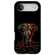 Elephant Color Tough Cases For Apple iPhone (17, 16, 15, 14, 13, 12, 11, X, SE, 8, 7/ Air, Plus, Pro, Max, Mini, XR, XS), Print in USA