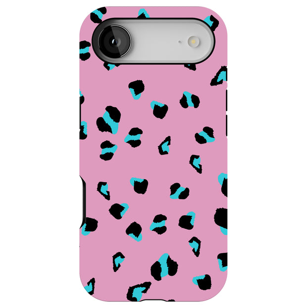 Pink Leopard 1 Tough Cases For Apple iPhone (17, 16, 15, 14, 13, 12, 11, X, SE, 8, 7/ Air, Plus, Pro, Max, Mini, XR, XS), Print in USA