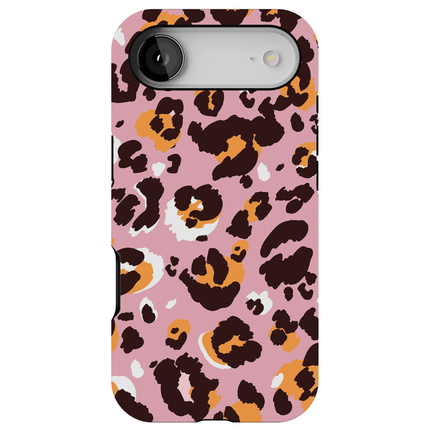 Pink Leopard 2 Tough Cases For Apple iPhone (17, 16, 15, 14, 13, 12, 11, X, SE, 8, 7/ Air, Plus, Pro, Max, Mini, XR, XS), Print in USA