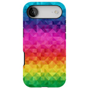 Rainbow Colors Tough Cases For Apple iPhone (17, 16, 15, 14, 13, 12, 11, X, SE, 8, 7/ Air, Plus, Pro, Max, Mini, XR, XS), Print in USA