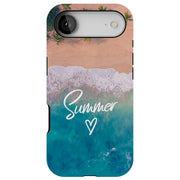 Summer Beach Tough Cases For Apple iPhone (17, 16, 15, 14, 13, 12, 11, X, SE, 8, 7/ Air, Plus, Pro, Max, Mini, XR, XS), Print in USA