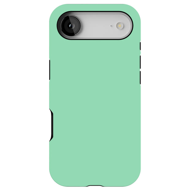 Mint Green Tough Cases For Apple iPhone (17, 16, 15, 14, 13, 12, 11, X, SE, 8, 7/ Air, Plus, Pro, Max, Mini, XR, XS), Print in USA