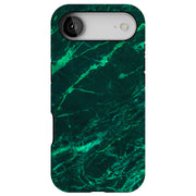 Green Marble 1 Tough Cases For Apple iPhone (17, 16, 15, 14, 13, 12, 11, X, SE, 8, 7/ Air, Plus, Pro, Max, Mini, XR, XS), Print in USA